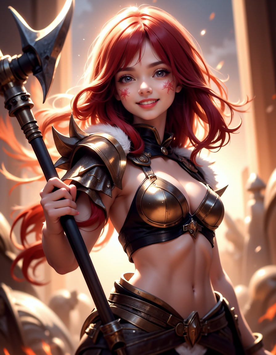 無敵戦斧少女
