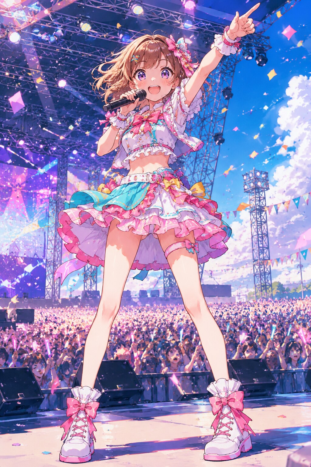 盛り上げ上手なアイドル