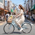 自転車でお買い物 4枚目