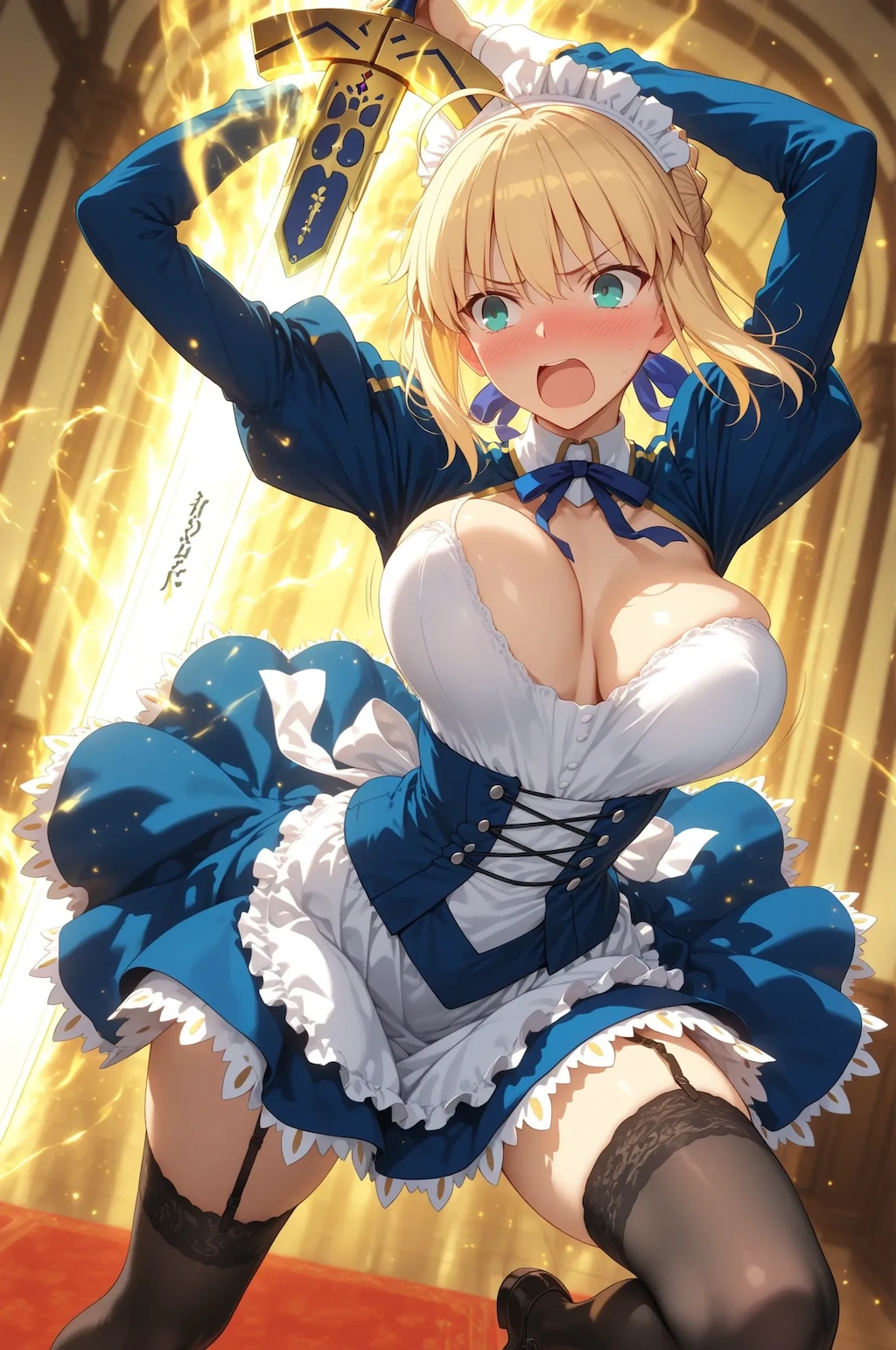 なぜメイド服に！///