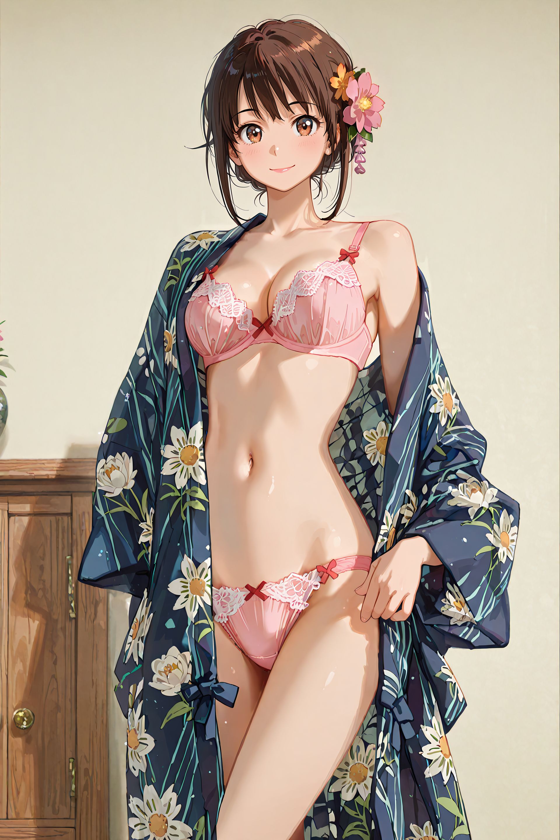 下着姿のななさん