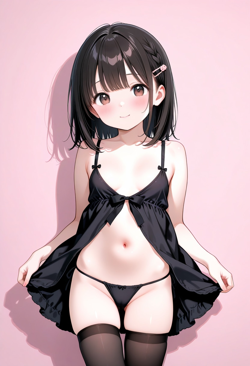 黒髪の美少女(R-15)(387)