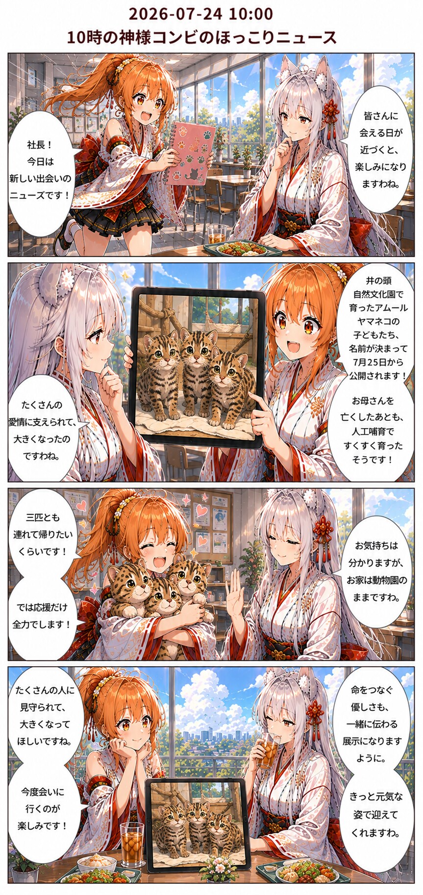 毎日漫画　10時　ほっこりニュース