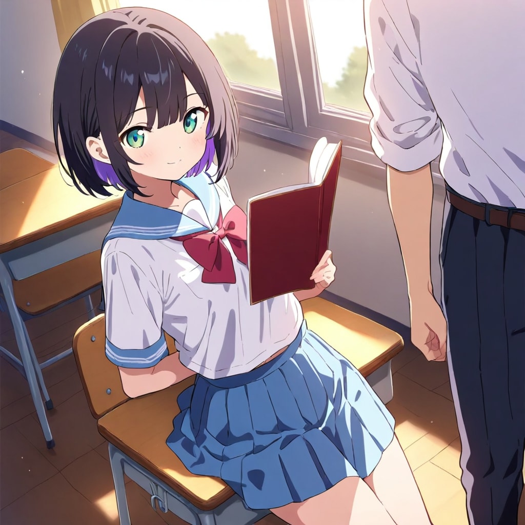 放課後の補習 | の人気AIイラスト・グラビア