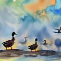 Chickens or ducks above the cloud 4枚目