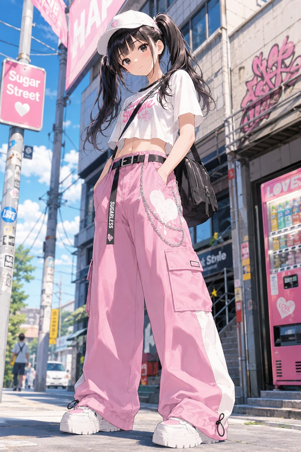 千夏ちゃんの夏コーデ（パンツスタイル）
