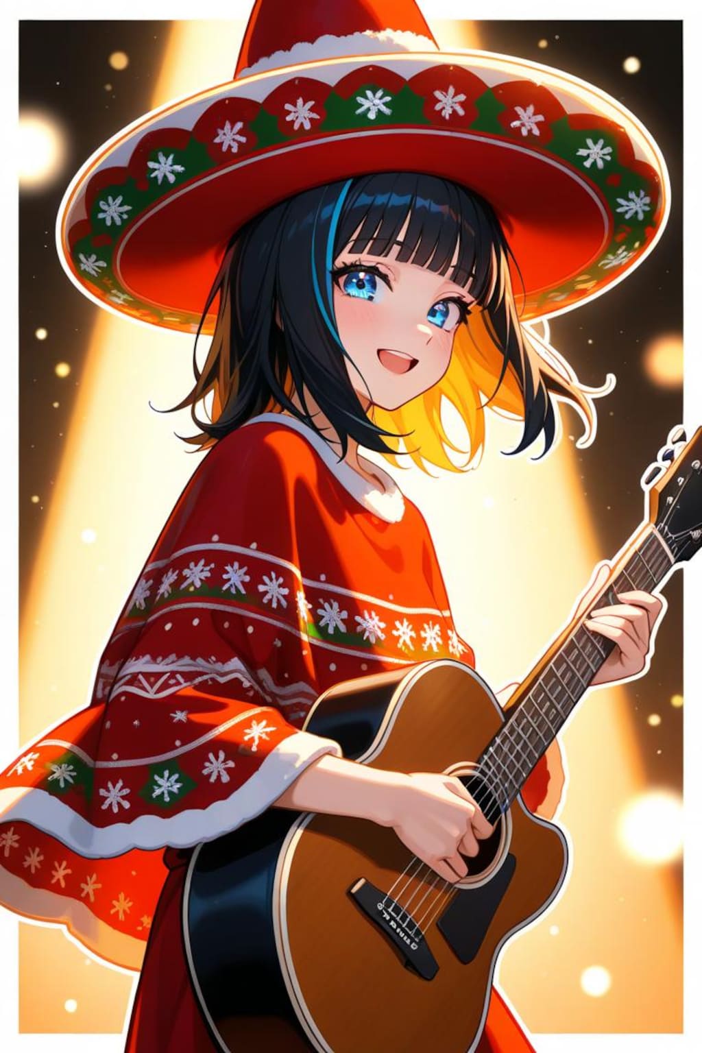 クリスマスなポンチョ