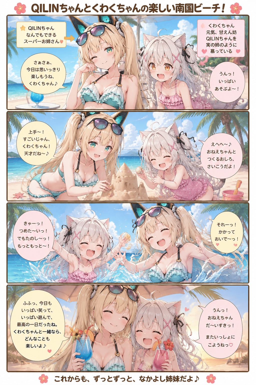 QILINちゃんとくわくちゃん