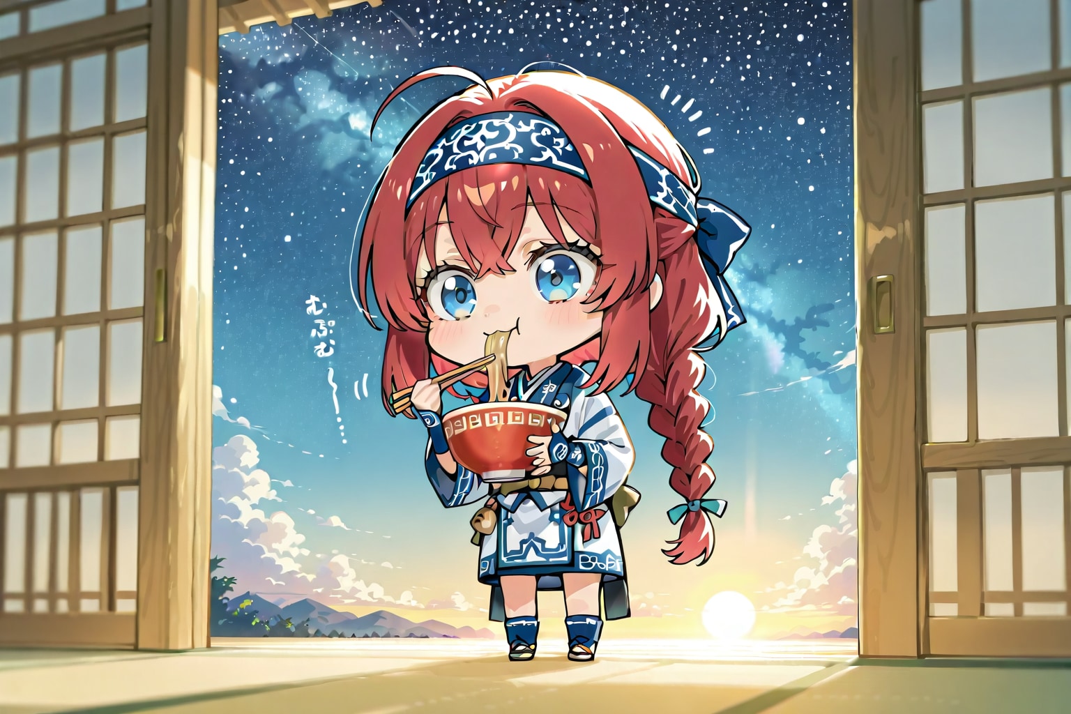 夜明けの一杯 | の人気AIイラスト・グラビア