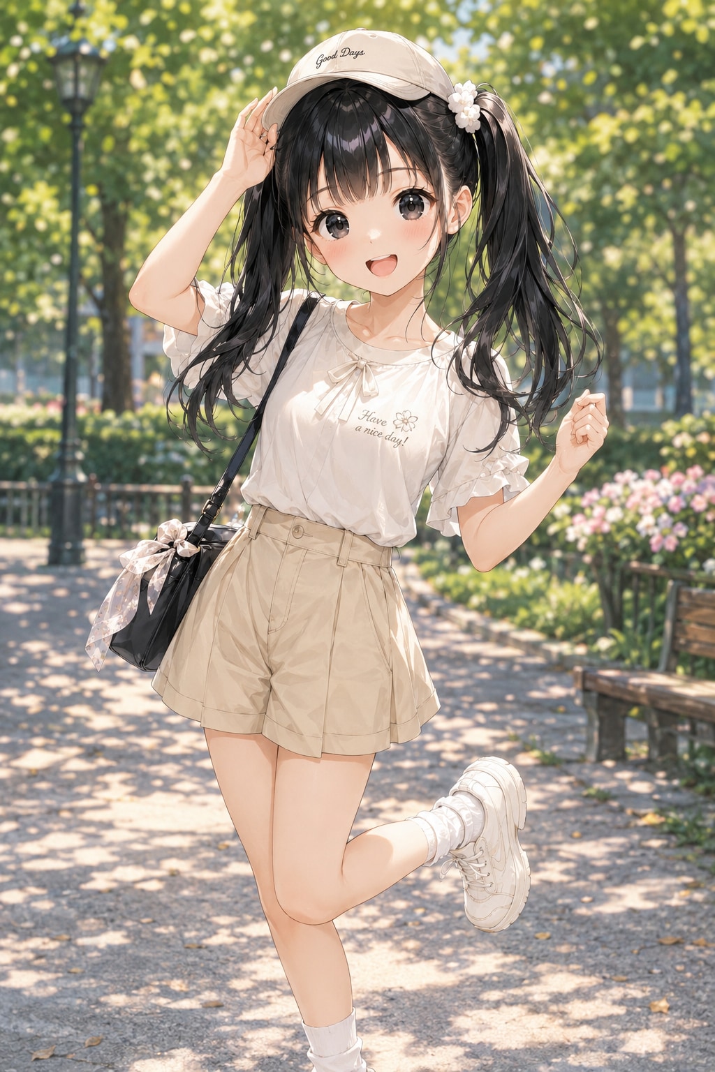 キュロットで涼しく♪
