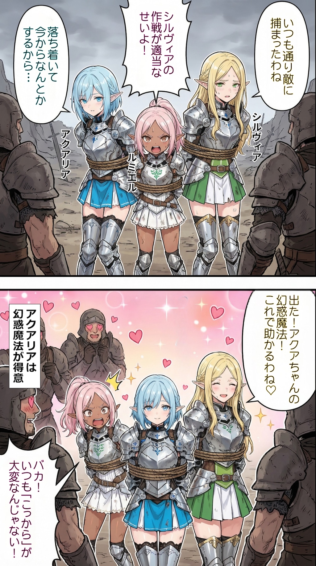 「それゆけ！最弱不敗のエルフ騎士団」の日常