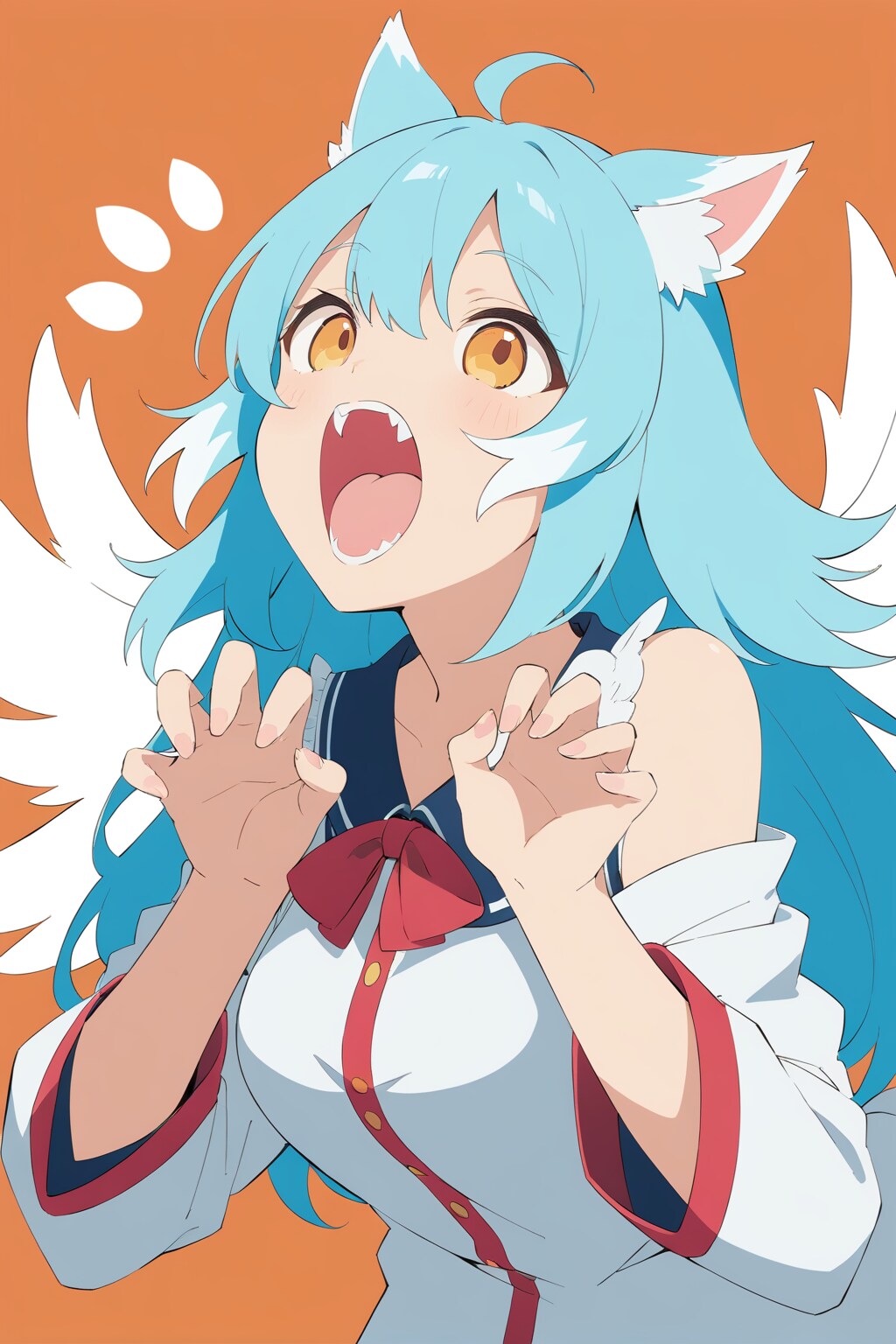 吠える