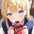 チョコ渡すのに攻めに入る女の子 7枚目