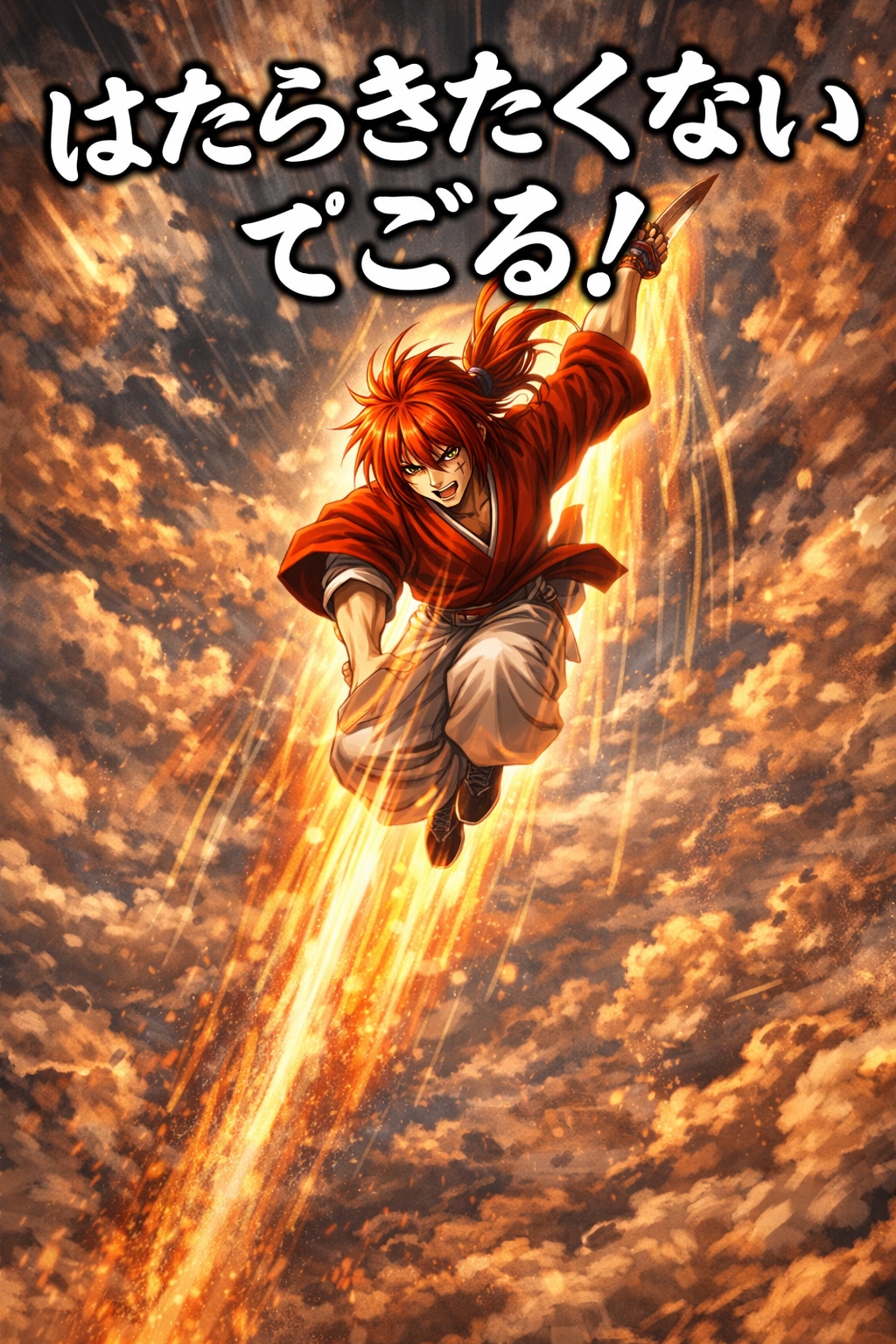 はたらきたくないでごる！