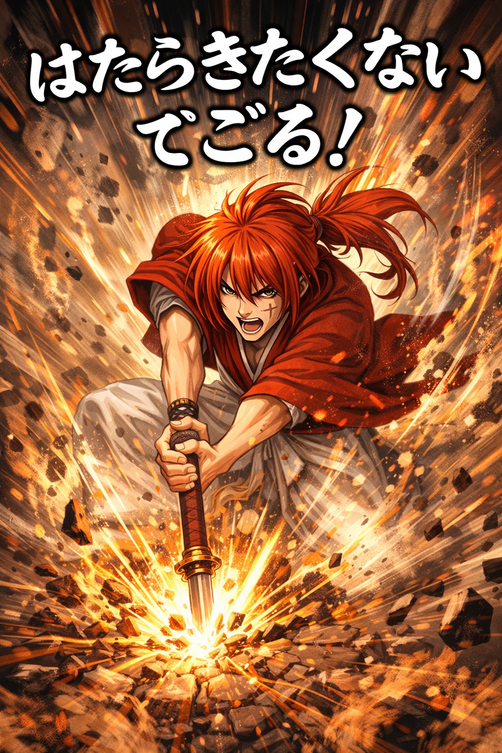 はたらきたくないでごる！