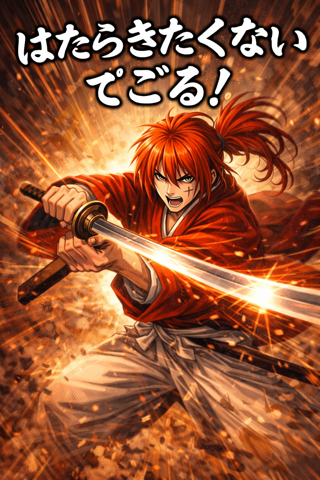 はたらきたくないでごる！