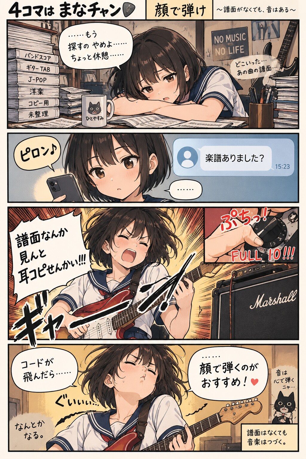 4コマはマナちゃん6 | の人気AIイラスト・グラビア