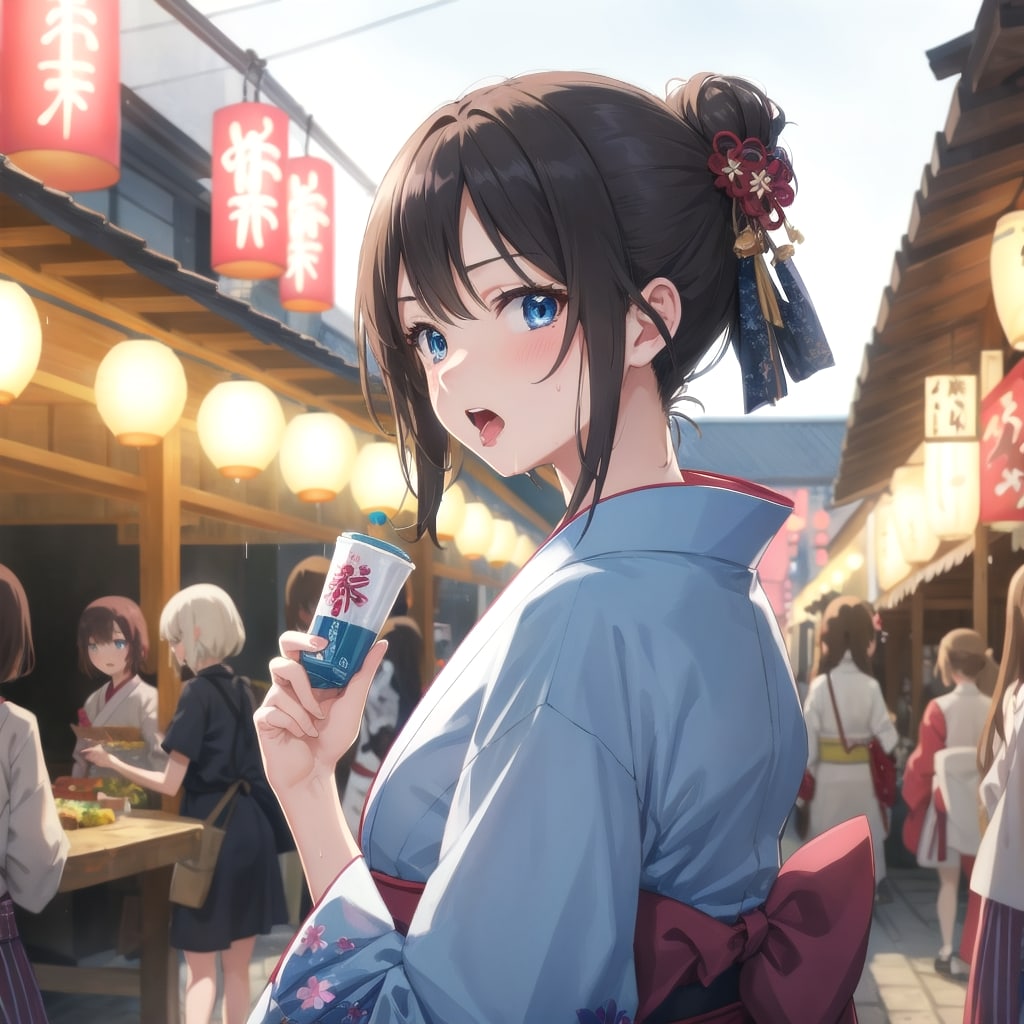 暑い夏まつり | の人気AIイラスト・グラビア