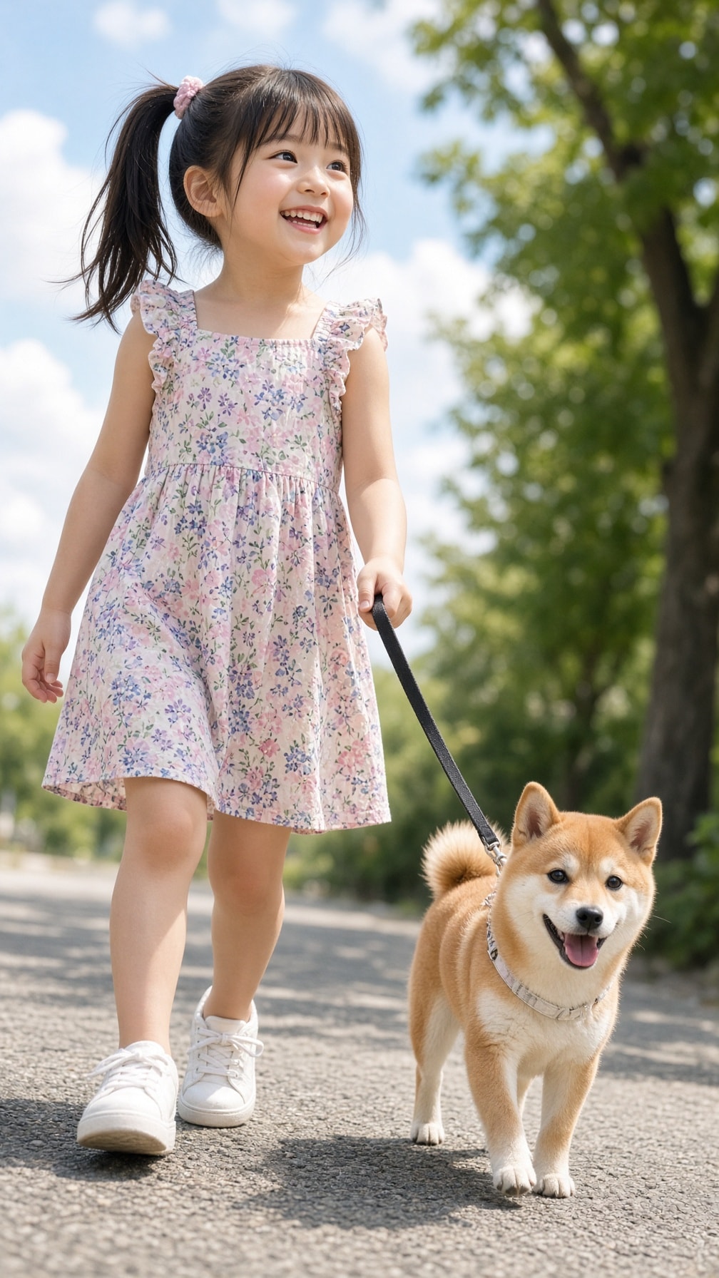 愛犬とお散歩 | の人気AIイラスト・グラビア