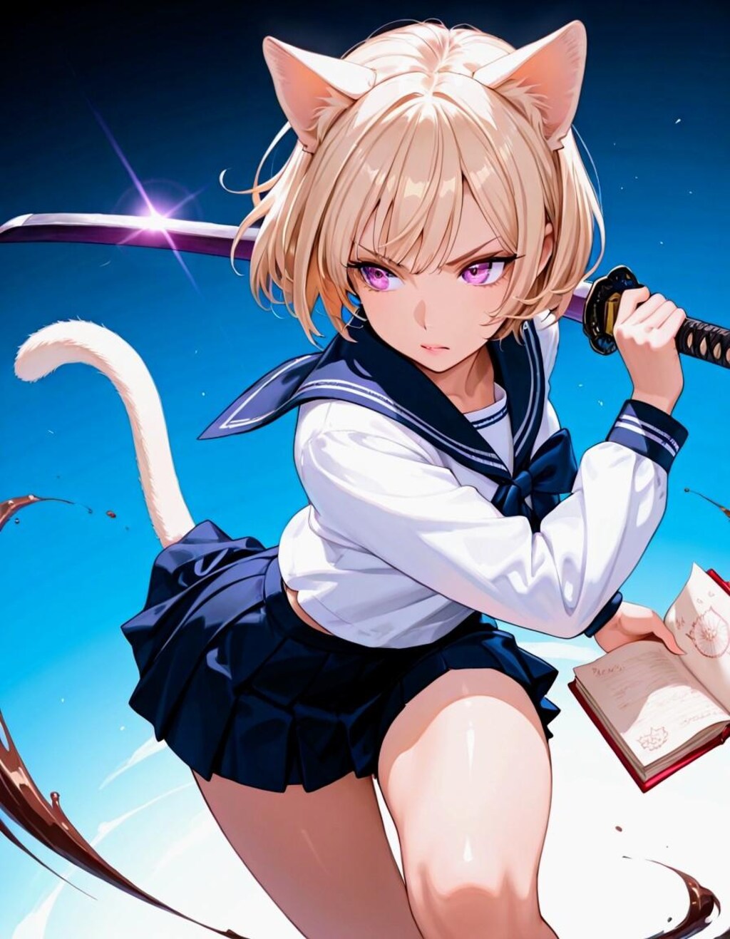 Chuー学生と日記📔80回記念😻ネコミミちゃん