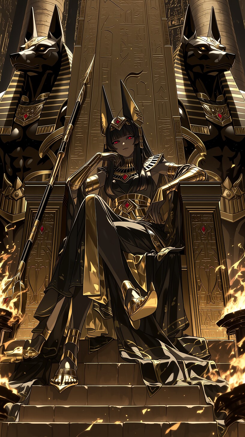 ANUBIS: QUEEN OF THE UNDERWORLD — アヌビス・冥界ノ女王 — | の人気AIイラスト・グラビア