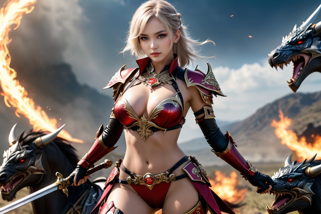 追い詰める竜騎士