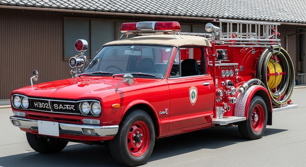 スカイライン消防車