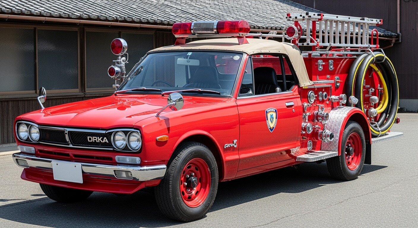 スカイライン消防車 | の人気AIイラスト・グラビア