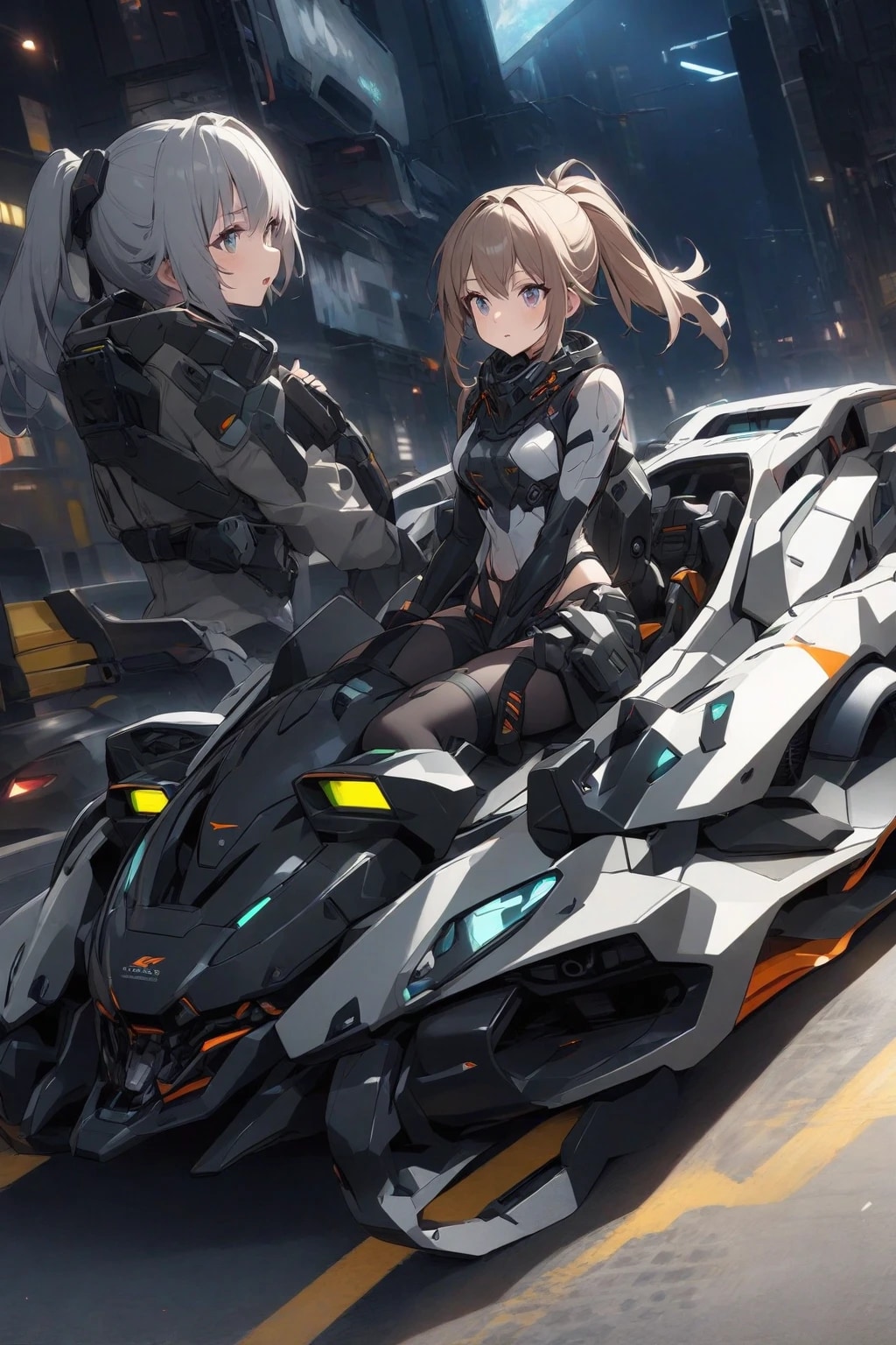 走行中のホロ３D通話が大きすぎて邪魔 | の人気AIイラスト・グラビア