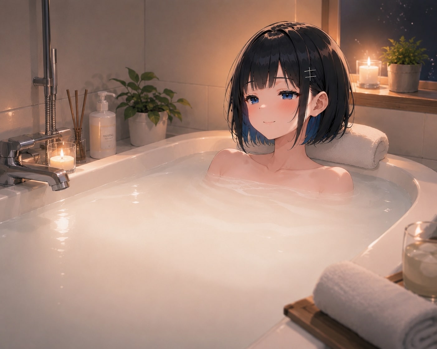 寝る前にお風呂タイム