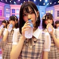 リアルなアイドルの水分補給 2枚目