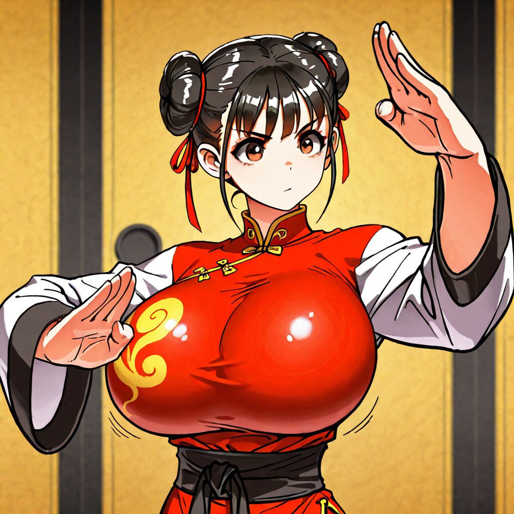 その胸で拳法家は無理でしょ