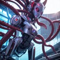 ロボットガール サイボーグガールにハマりました。ハロウィン版や着物、水着など作れたら色々、生成していきたいです 5枚目