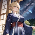 金髪エルフさん_04_七夕 9枚目