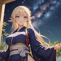 金髪エルフさん_04_七夕 8枚目