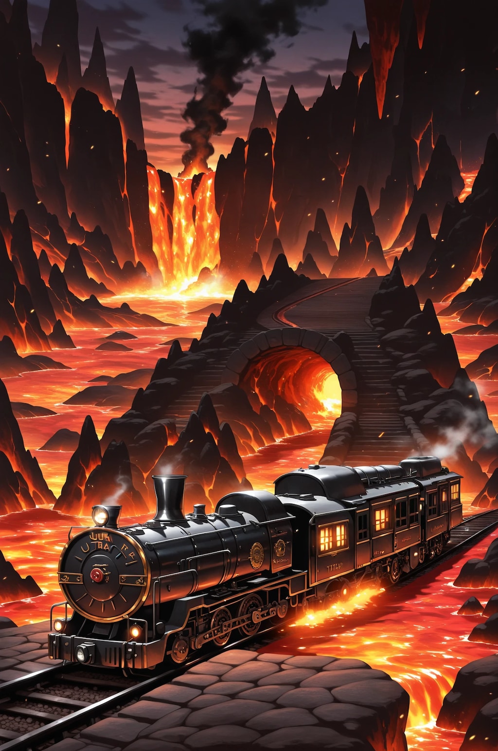 列車の旅路(火山編)