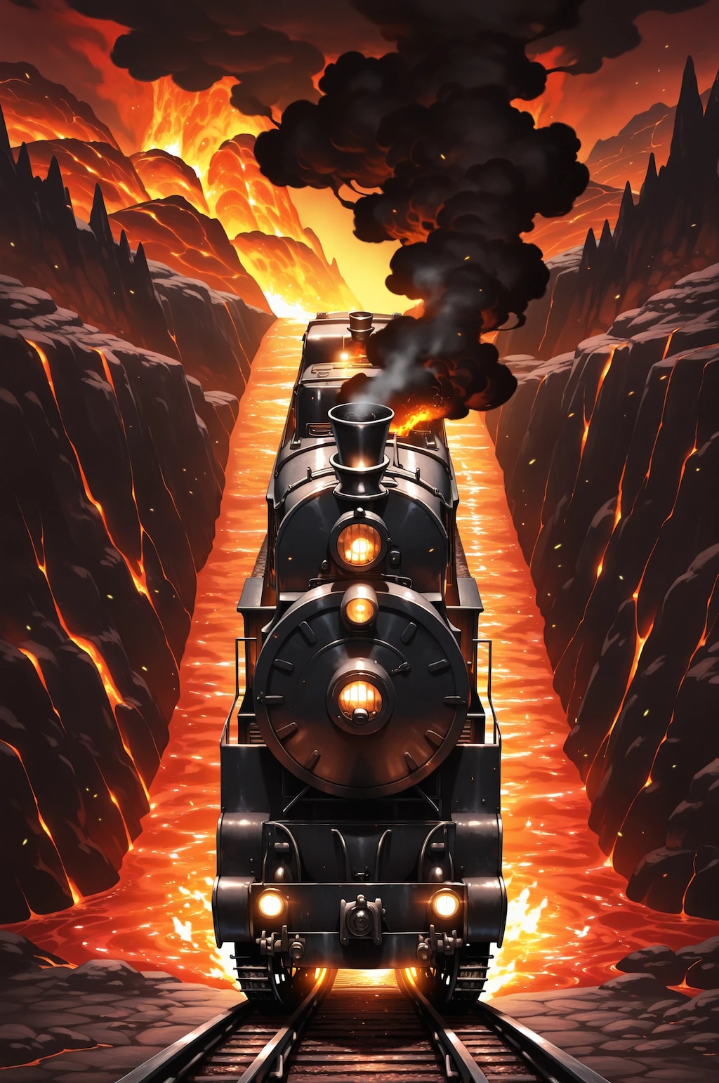 列車の旅路(火山編)