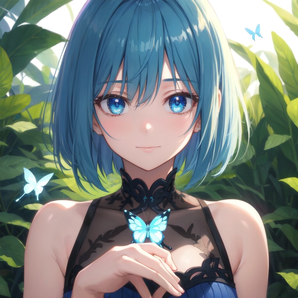 手のひらの羽ばたき | の人気AIイラスト・グラビア