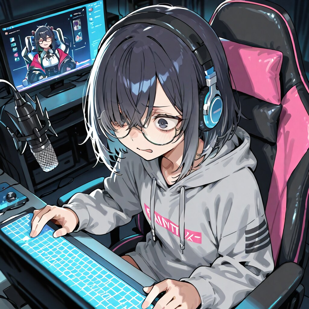 ゲーマーメカクレちゃん