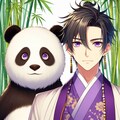 パンダと、チャイナ服の黒髪短髪男性★その2(12枚) 10枚目