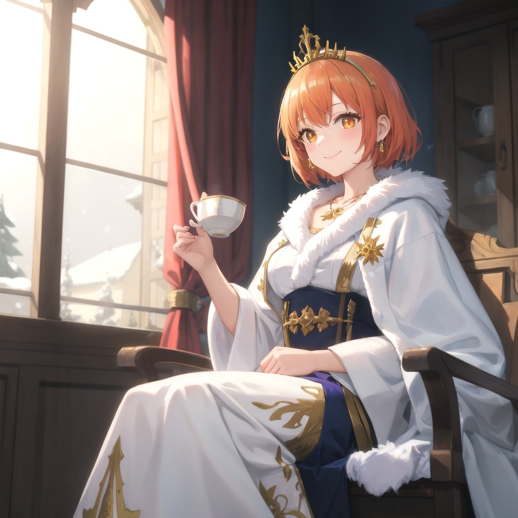 冬の陽だまりの女王