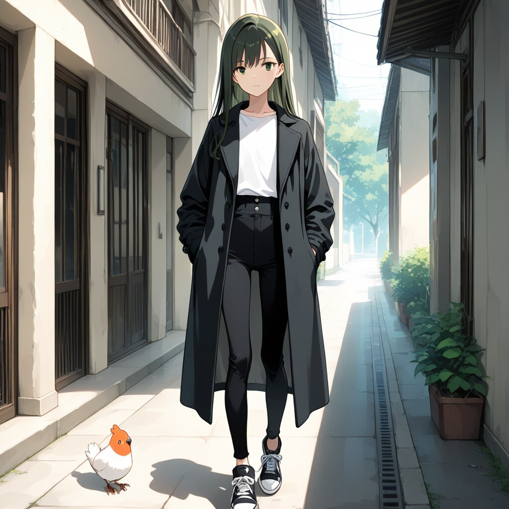 エメラルドの無言散歩 | の人気AIイラスト・グラビア