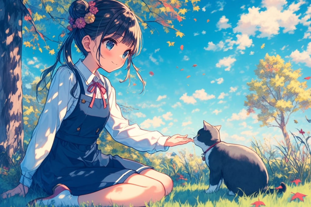 猫🐈とおだんごちゃん🍡✨153