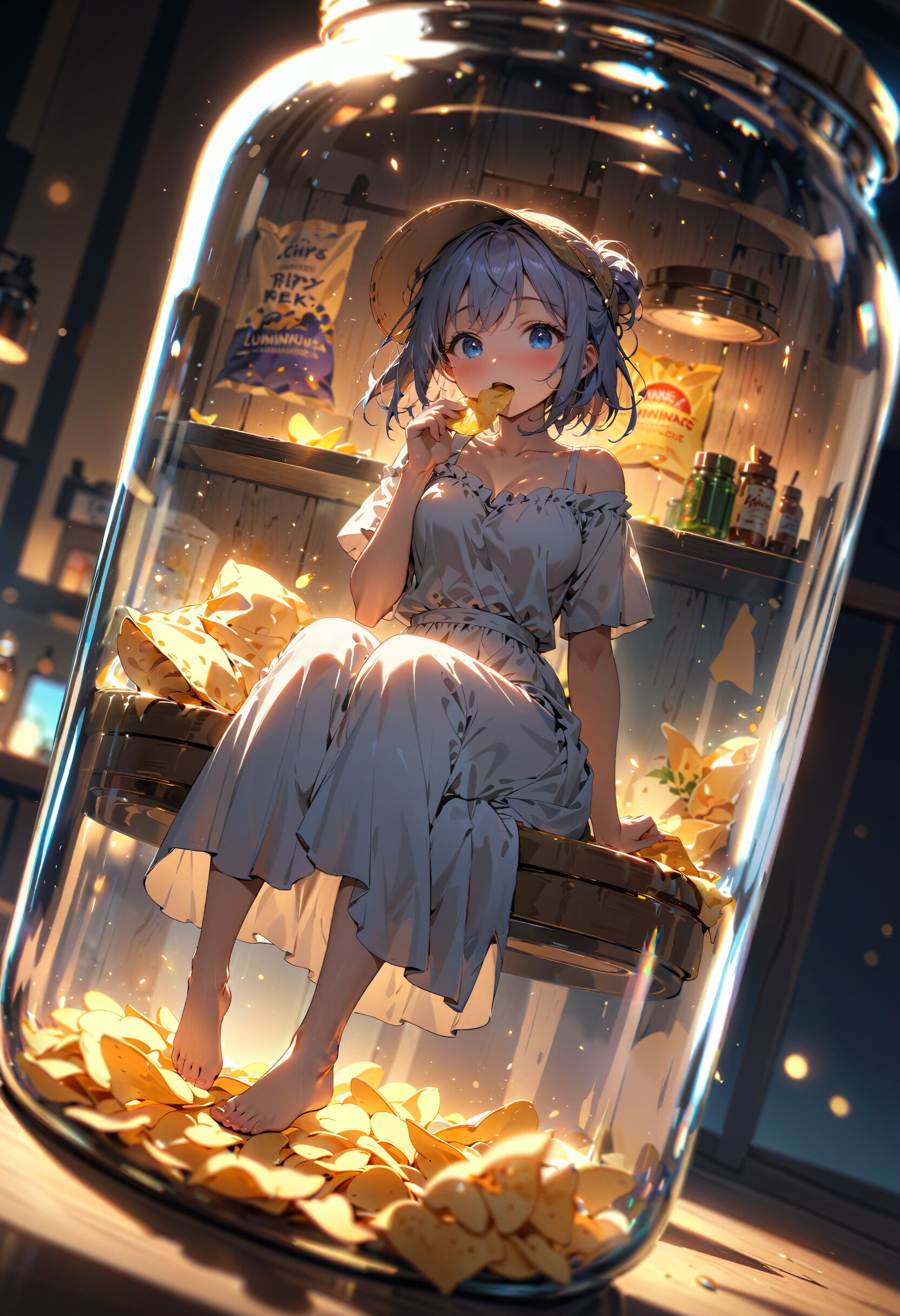 今日は何の日？　湖池屋ポテトチップスの日　その４ | の人気AIイラスト・グラビア