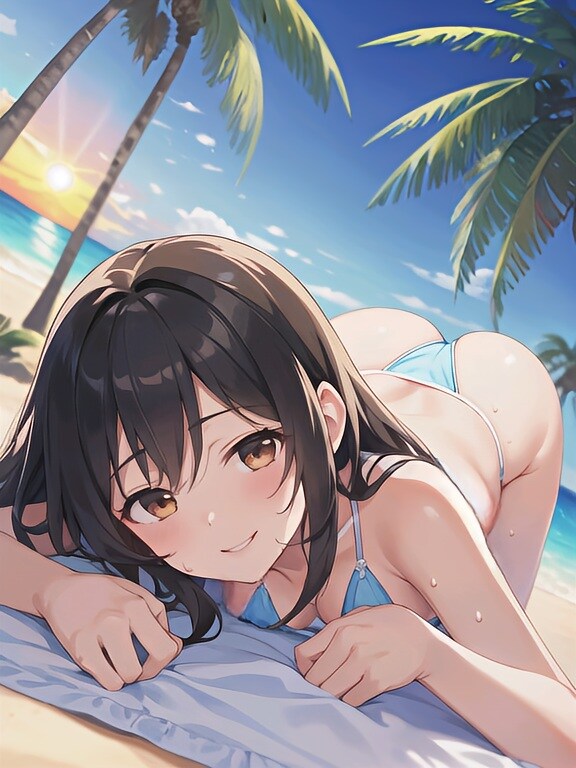 水辺の彼女