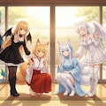 『妖怪日常』のカバーイラスト 2枚目
