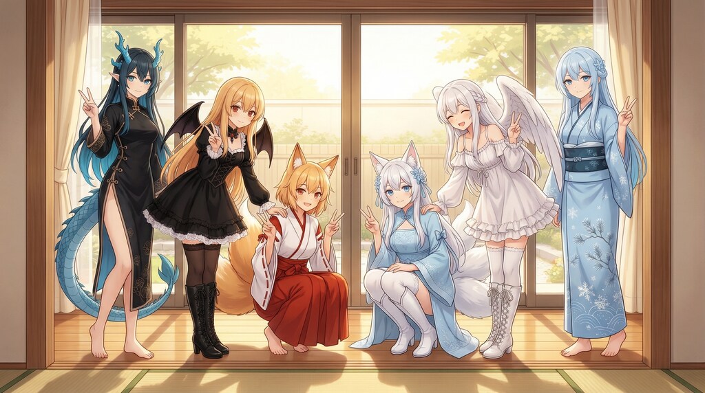 『妖怪日常』のカバーイラスト