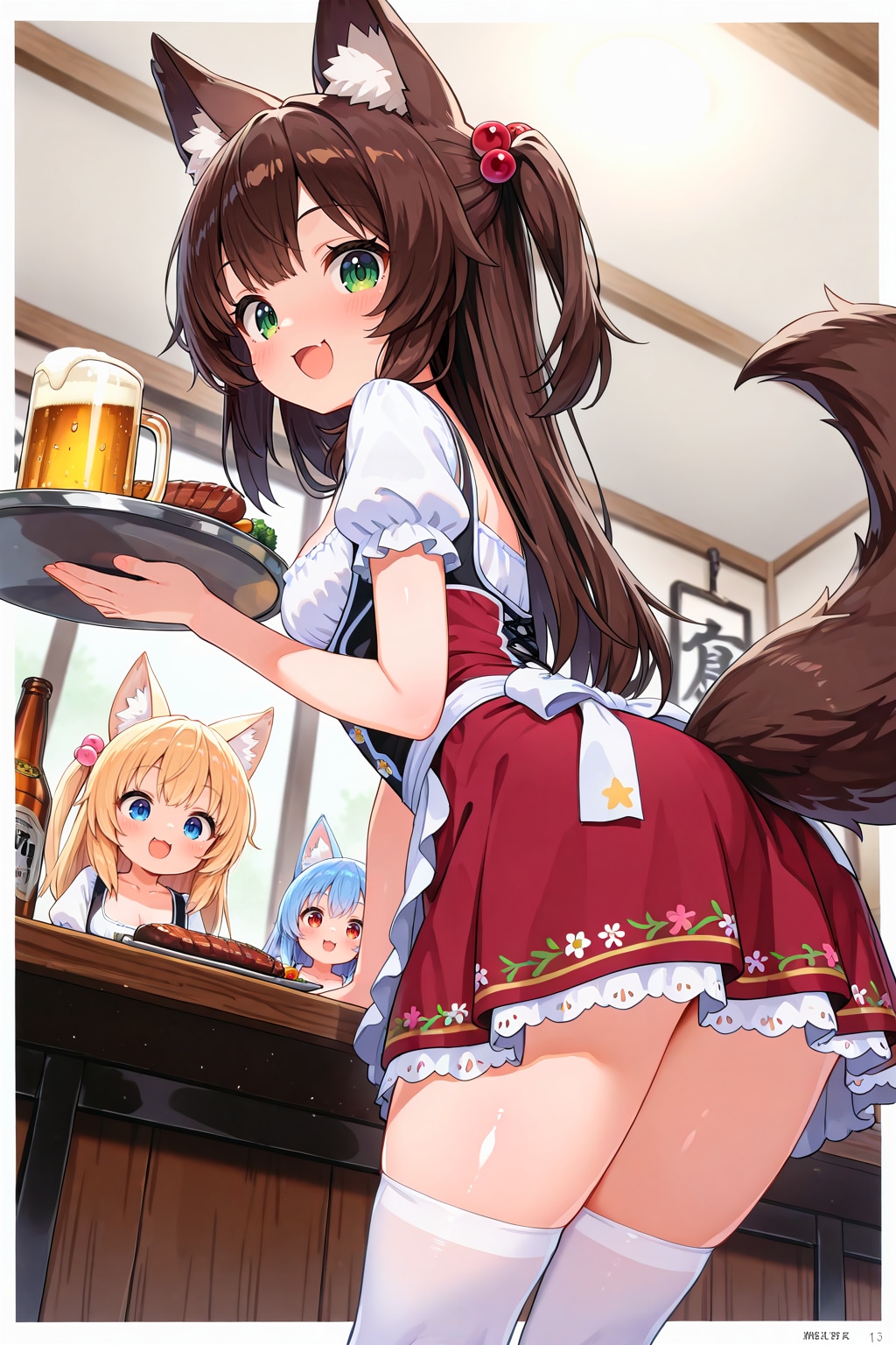 素敵なふとももの店員さんがいるケモミミ居酒屋！（洋風）