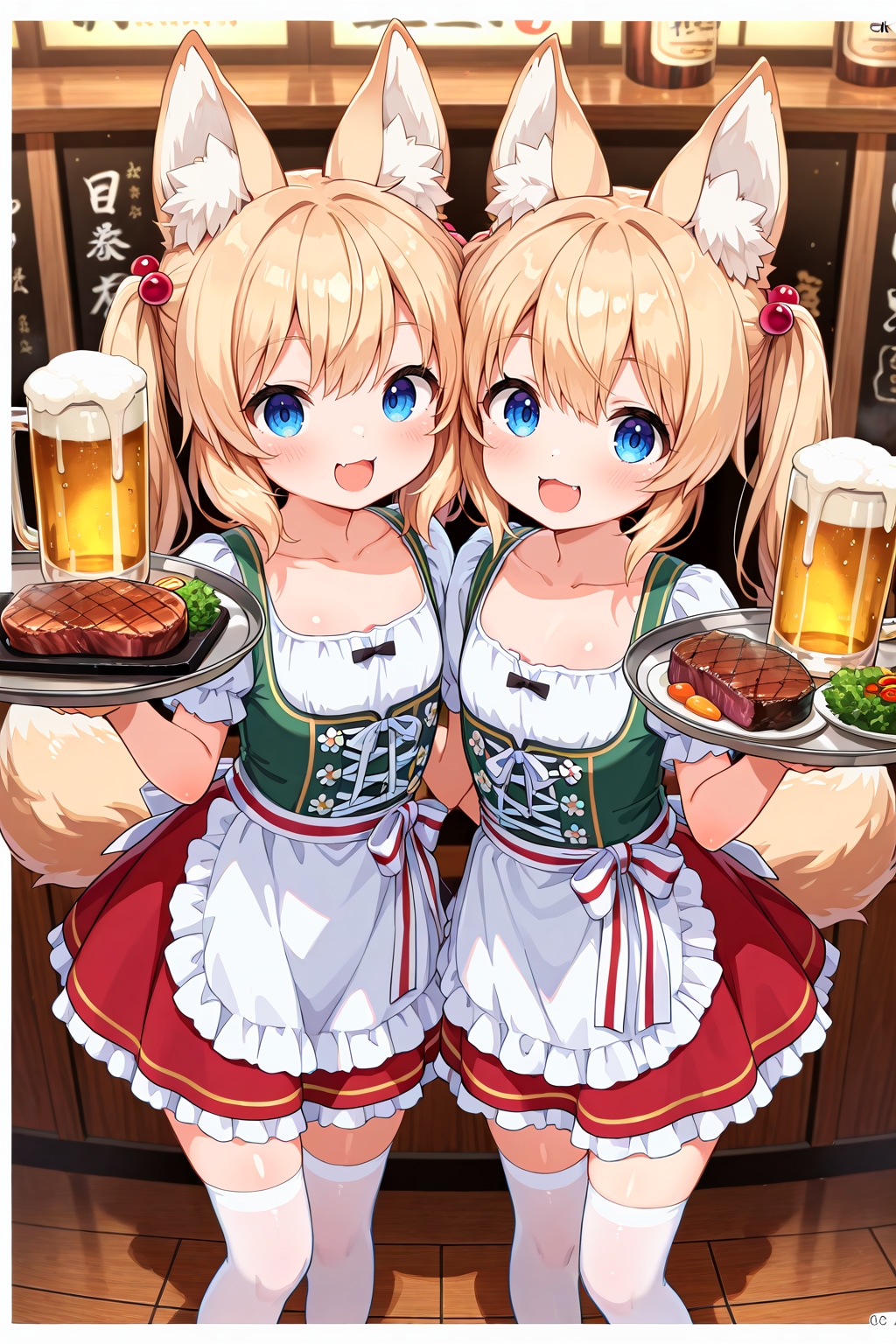 素敵なふとももの店員さんがいるケモミミ居酒屋！（洋風）