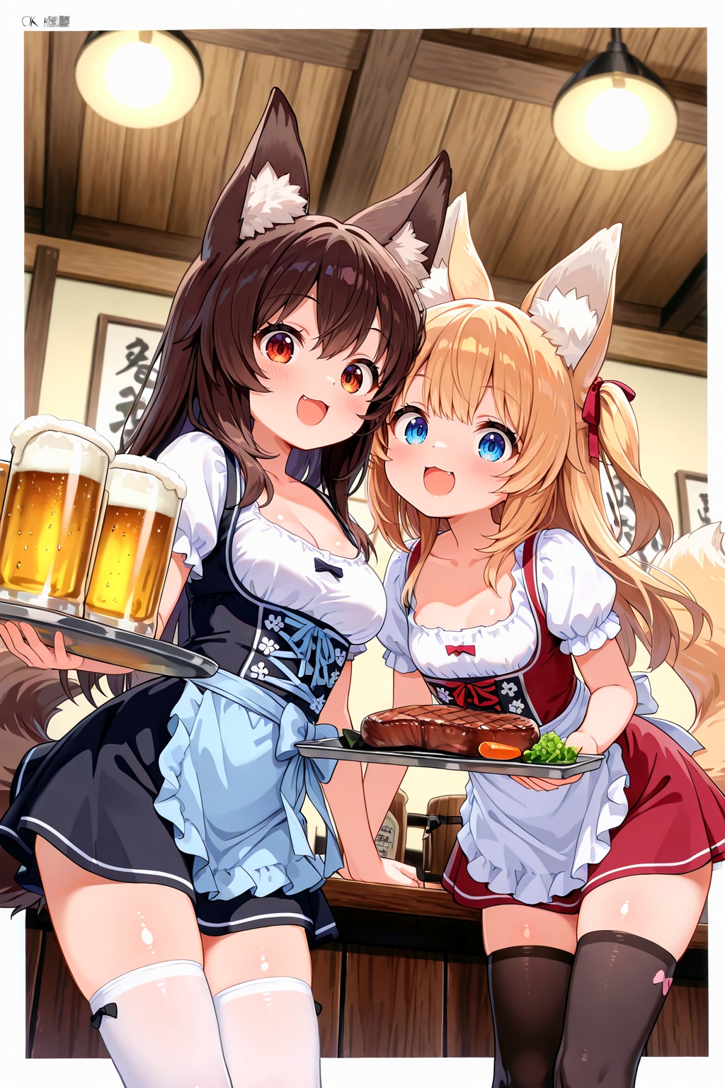 素敵なふとももの店員さんがいるケモミミ居酒屋！（洋風）